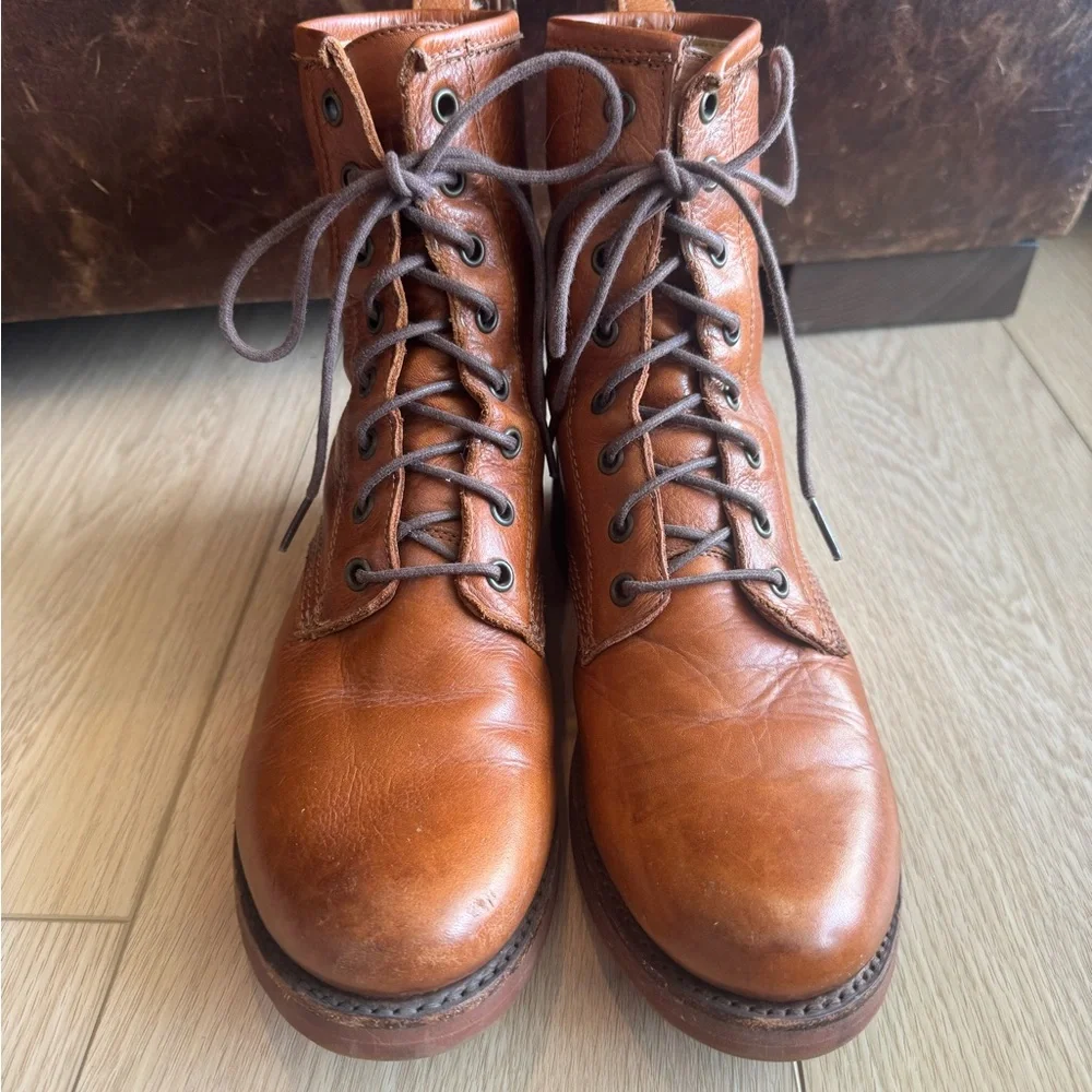 Frye Veronica Combat leather boots - Picture 6 of 8